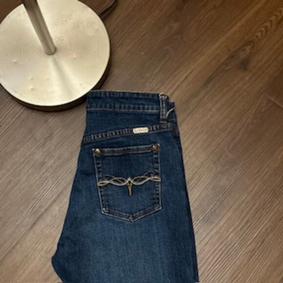 1990s Women's Lawman High-Waisted Boot Cut Jean Sz. 7/8 - Picture 4 of 11